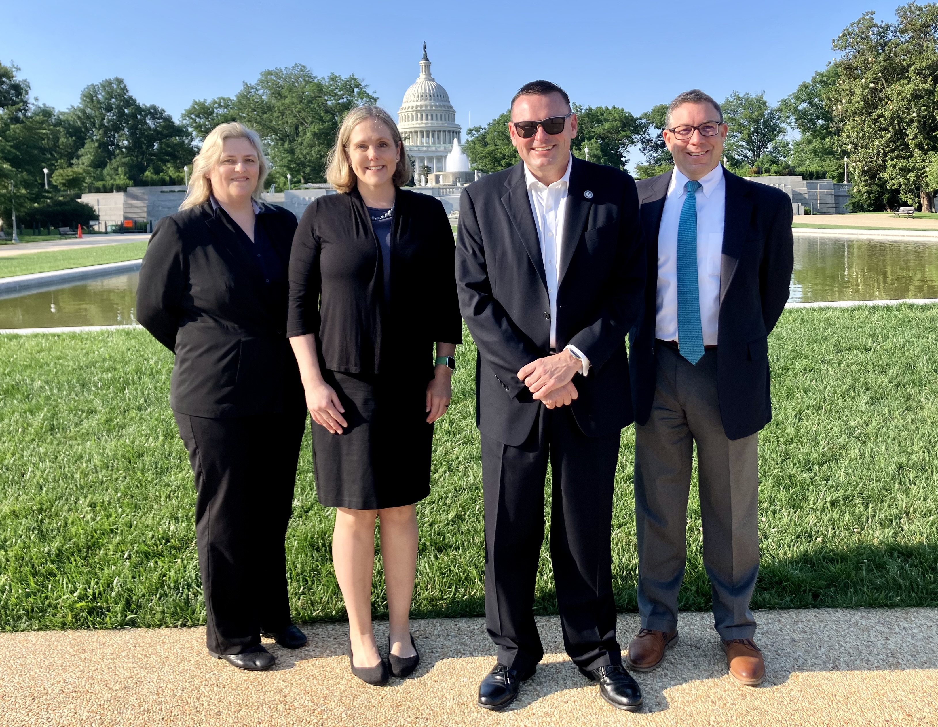 ACOI staff and board members visiting Captiol Hill