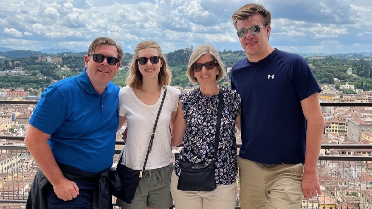Jason R. Beckrow, DO, FACOI, and family