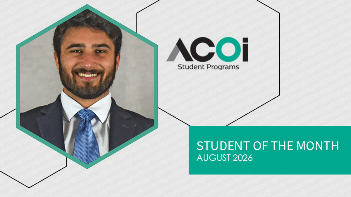 august 2026 student of the month header