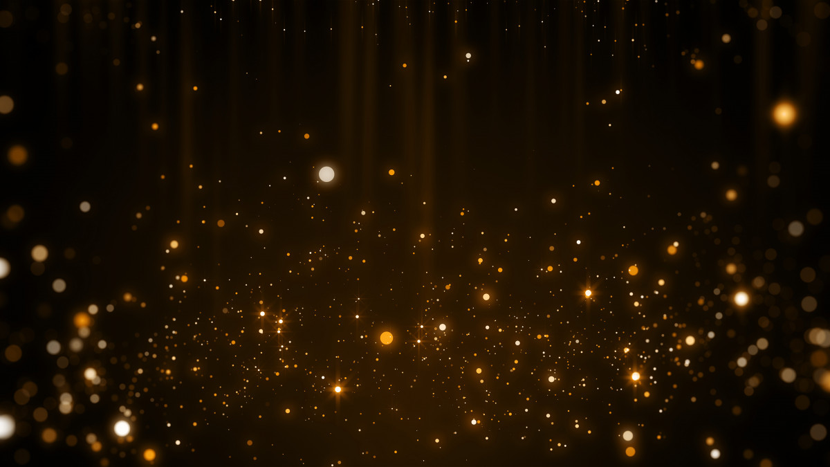 Celebratory sparkles