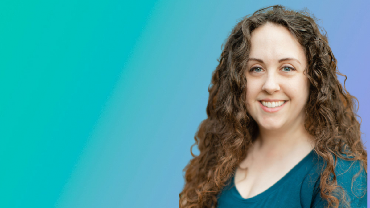 carrie janiski on gradient background