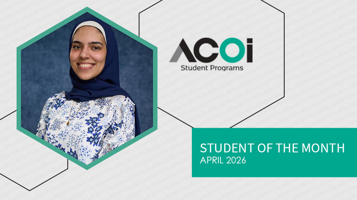 student of the month april 2026 header