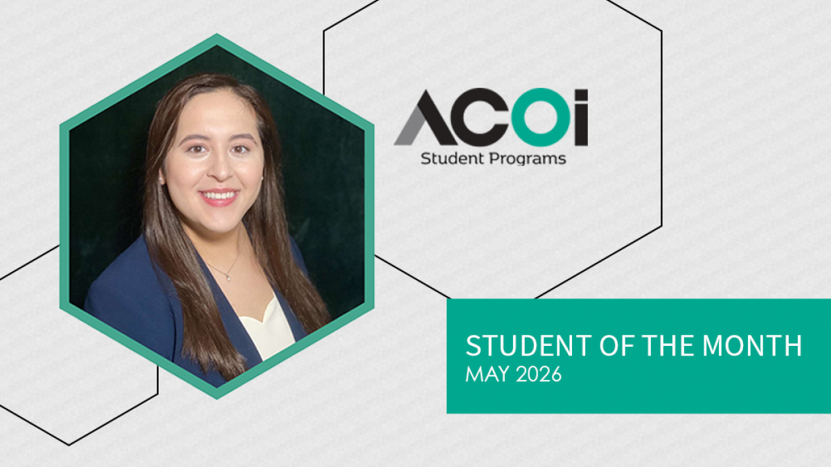 student of the month may 2026 header