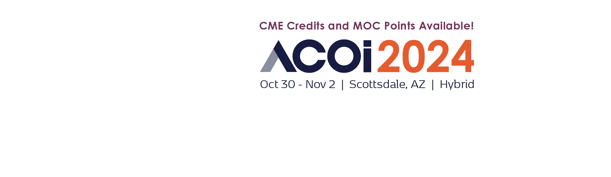 ACOI 2024 Registration American College of Osteopathic Internists