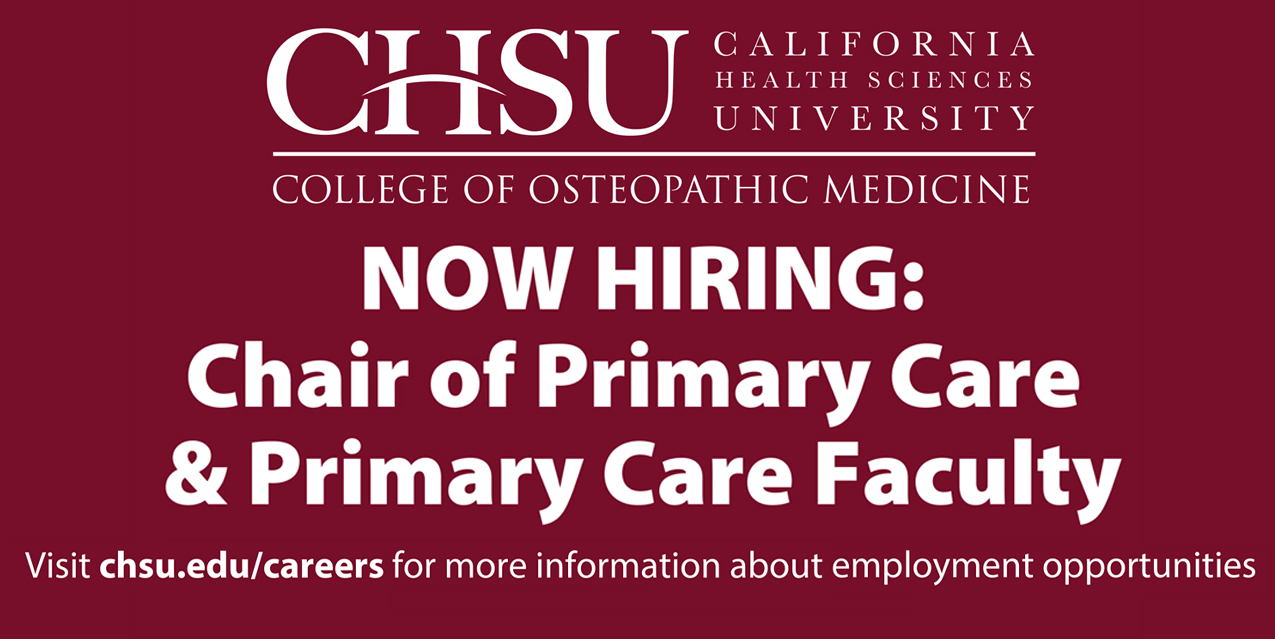 CHSU Now Hiring